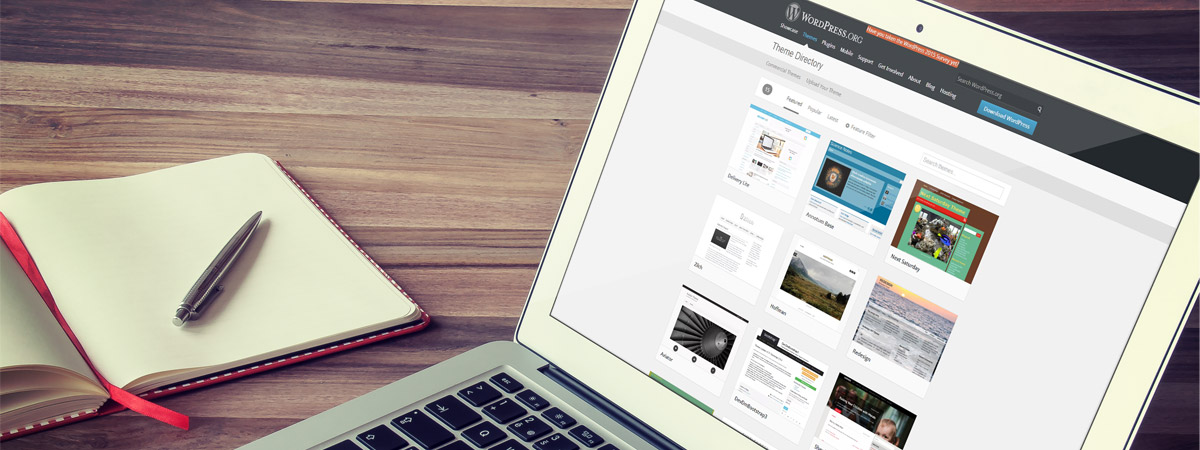 Des milliers de thèmes WordPress sont disponibles sur le web